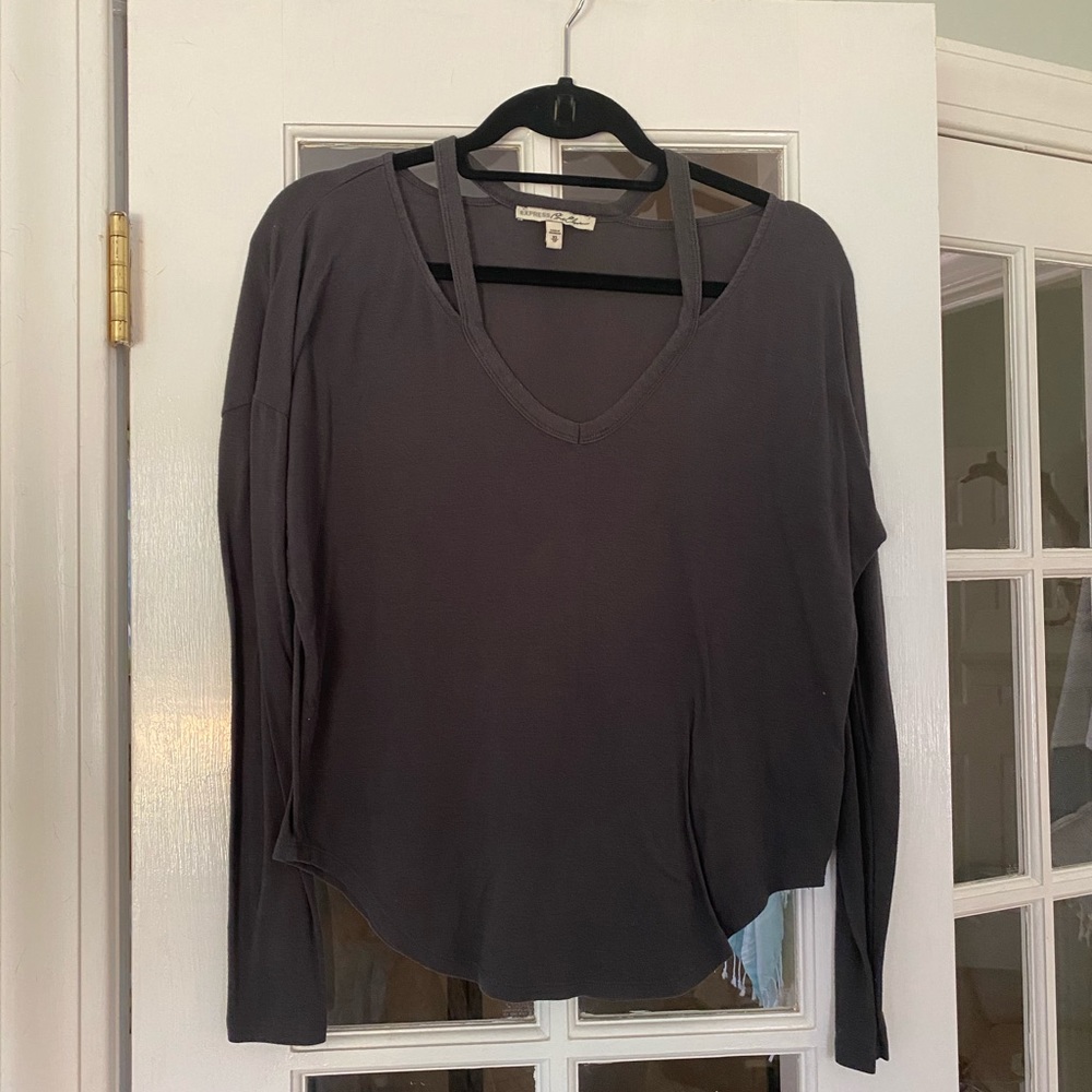 Cut Out Detail Knit Top